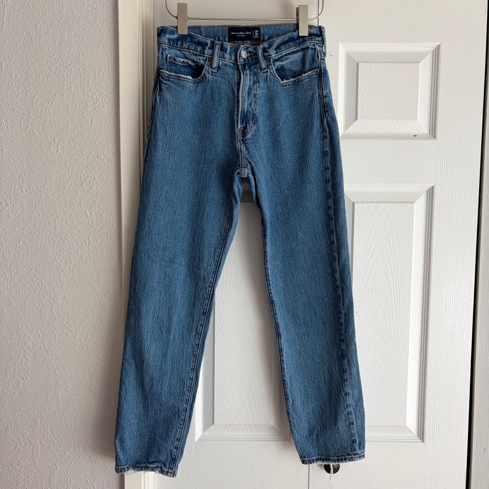 Abercrombie & Fitch 90s Loose Blue Denim Jeans